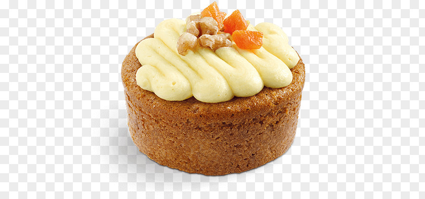 Carrot Cake Cupcake Petit Four Muffin Buttercream PNG