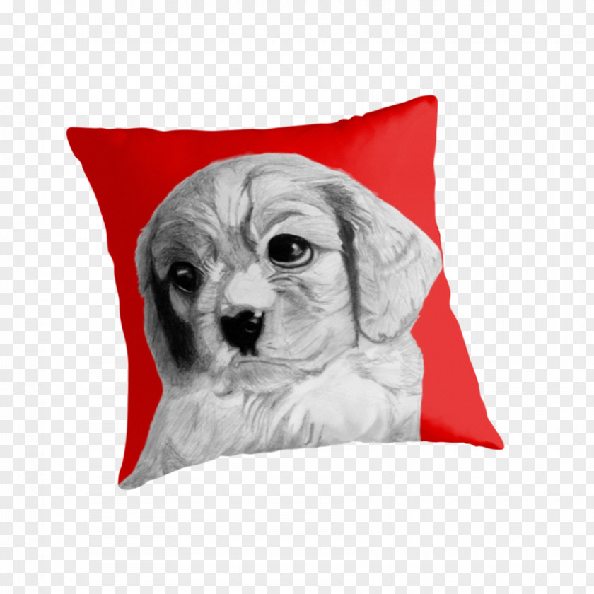 Cavalier King Charles Spaniel Dog Breed Puppy Companion Pillow PNG