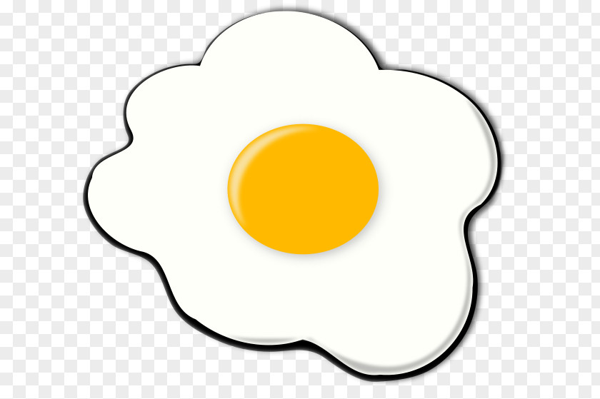 Fried Egg Yolk Clip Art PNG