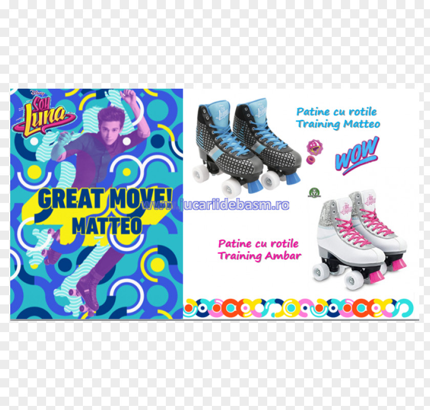 Soy Luna Disney Ámbar Smith Roller Skates Shoe Ice Patín PNG