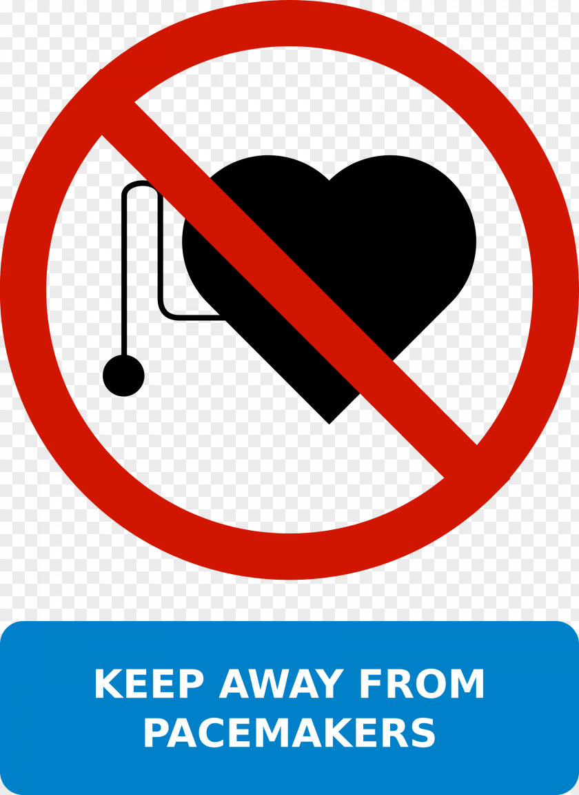 Symbol No Artificial Cardiac Pacemaker Sign Clip Art PNG