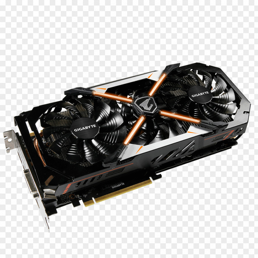 Computer Graphics Cards & Video Adapters NVIDIA GeForce GTX 1070 Gigabyte Technology 英伟达精视GTX 1080 Ti PNG