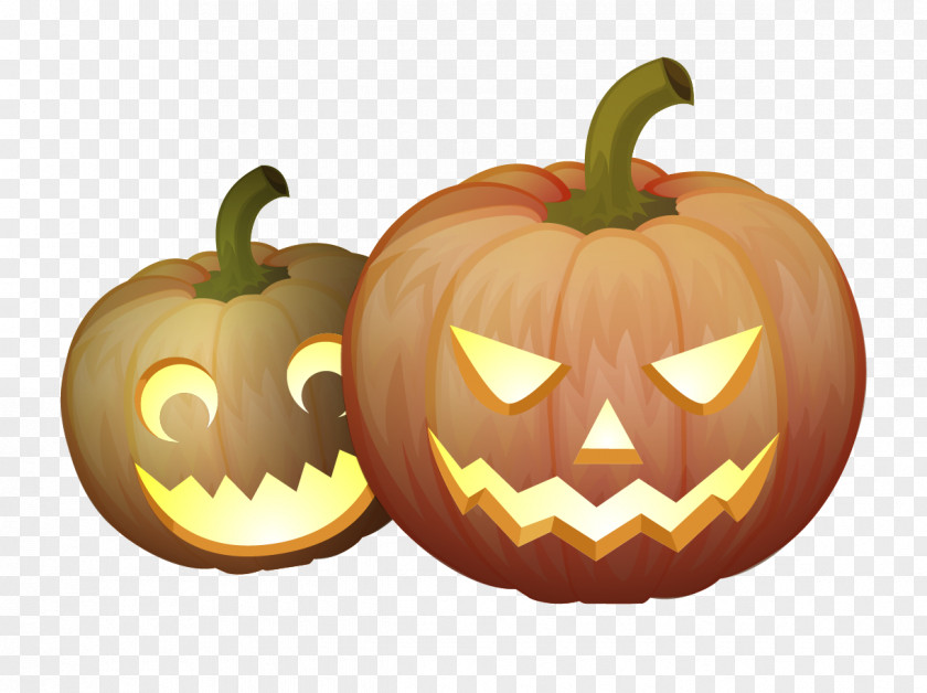 Pumpkin Jack-o'-lantern Halloween Vector Graphics PNG