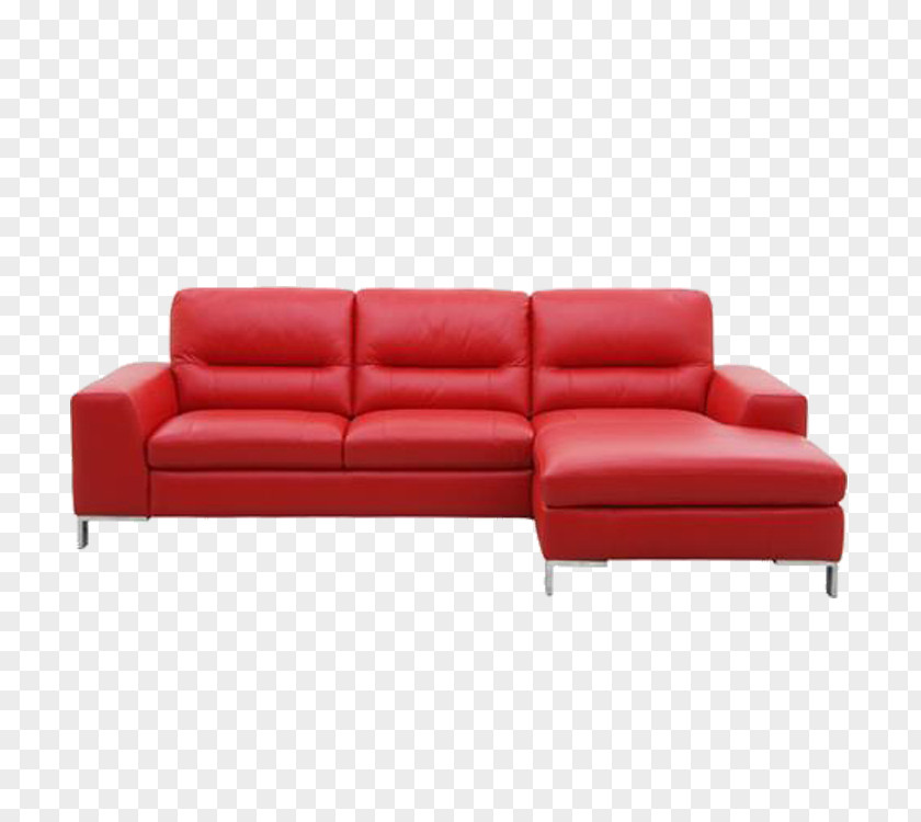 Red Sofa Bed Couch PNG