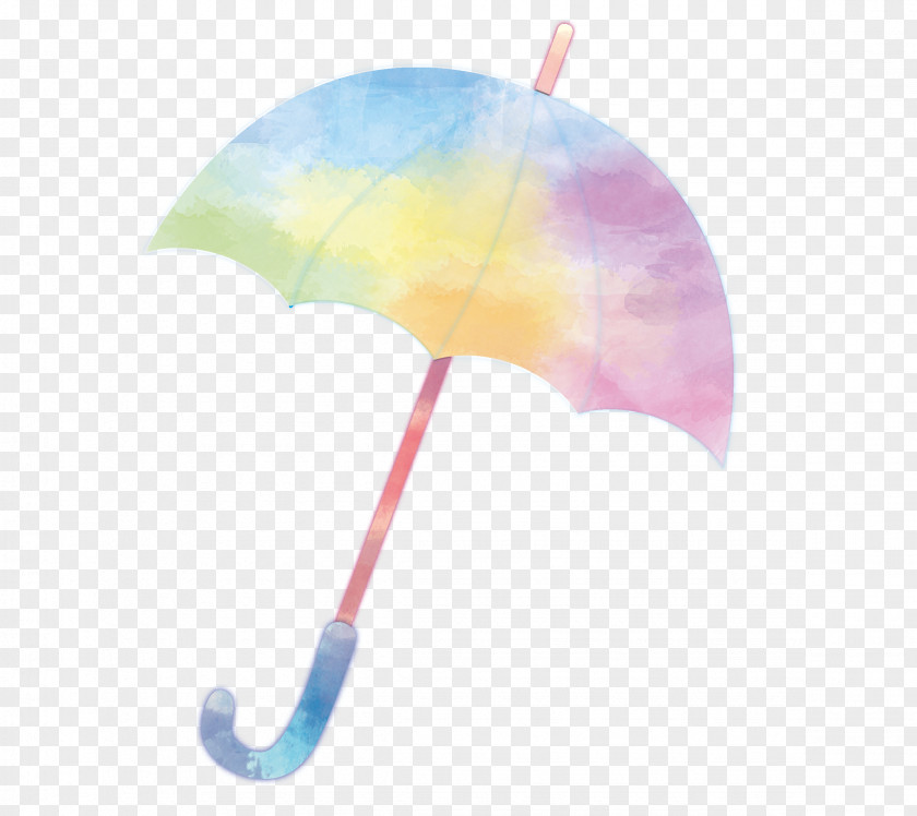 Watercolor Umbrella. PNG