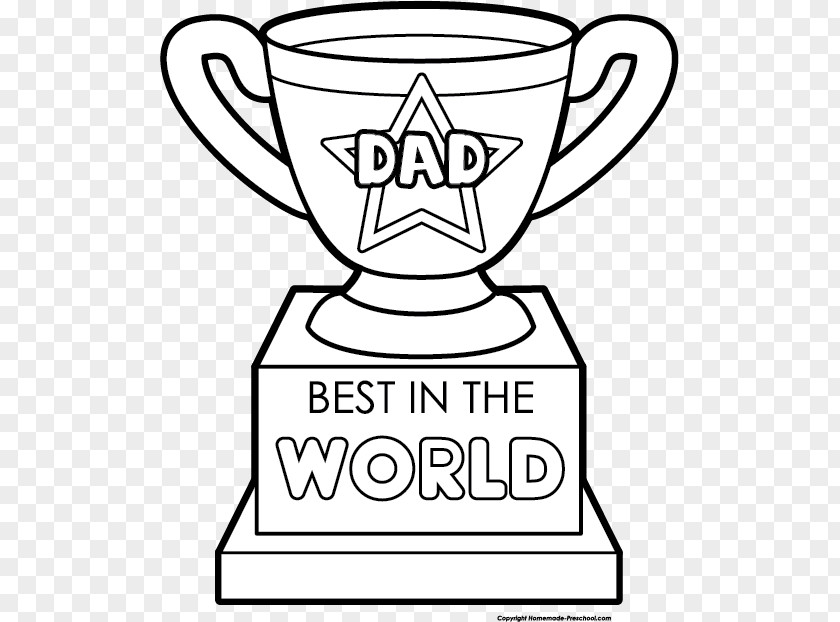 Best Dad Father's Day Drawing Coloring Book Clip Art PNG