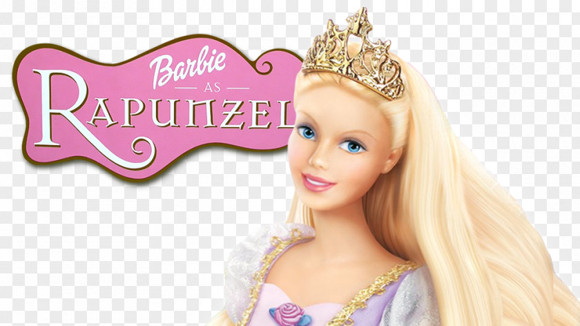 Rapunzel Barbie As Doll Toy PNG
