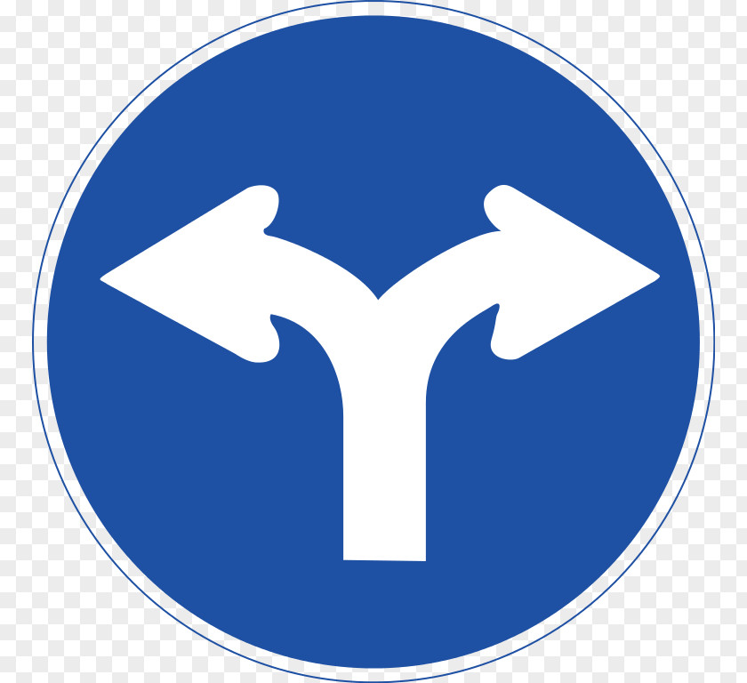 Road Traffic Sign Mandatory South Korea PNG