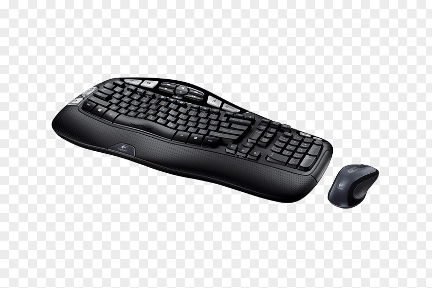 Sound Wave Curve Computer Keyboard Mouse Logitech Wireless K350 Unifying Receiver PNG
