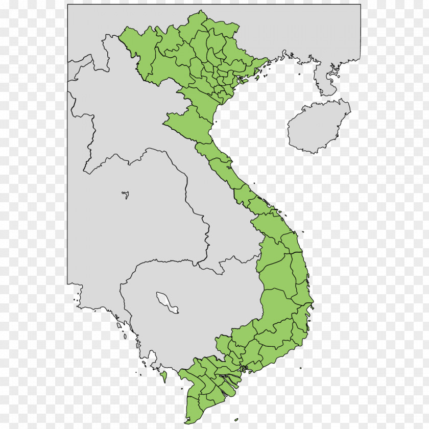 Vietnam Map War North South Gulf Of Tonkin PNG