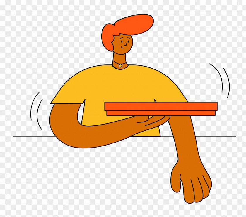 Cartoon Joint Yellow Meter Line PNG