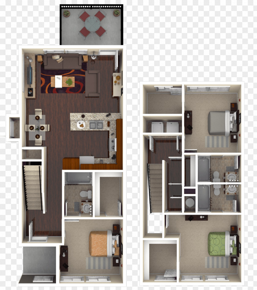 Dorm Floor Plan House Apartment Bedroom The Retreat At Orlando PNG