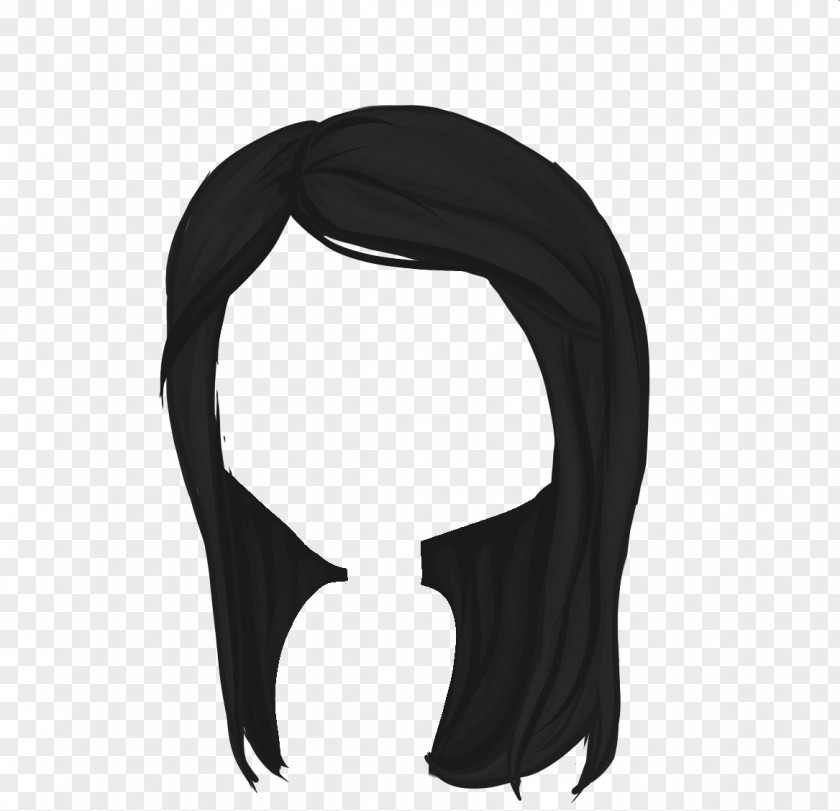 Hair Hairstyle Black Odnoklassniki Game PNG