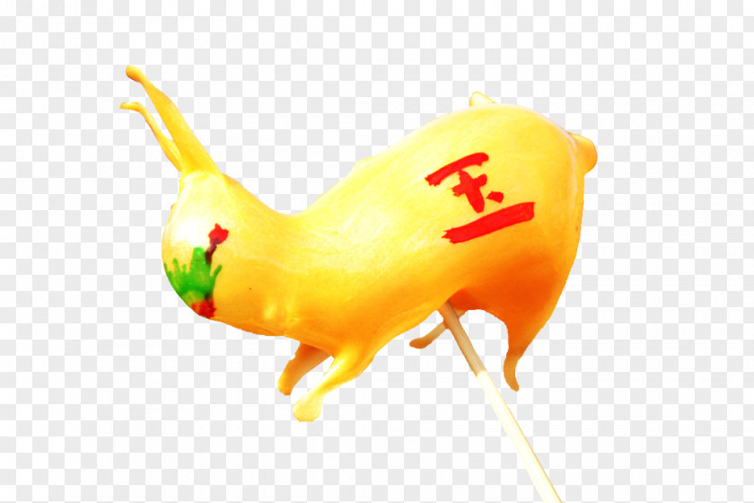 Rabbit Sugar Yellow Beak Tail Font PNG