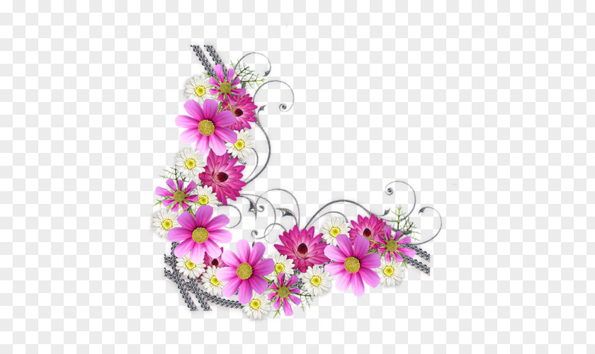 Design Floral Motif Flower PNG