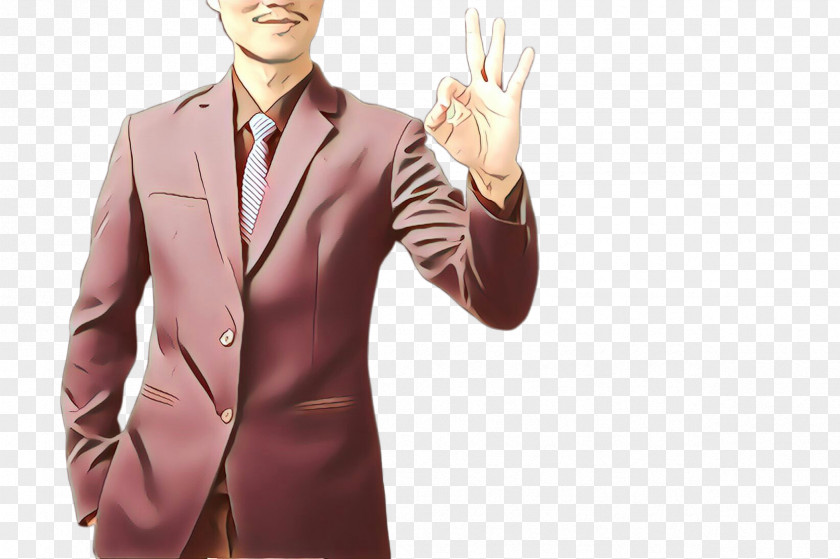 Formal Wear Thumb Suit Finger Gesture Hand PNG