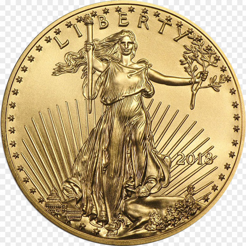Lakshmi Gold Coin American Eagle Bullion PNG