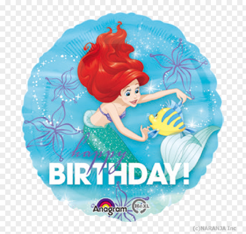Mermaid Birthday Ariel Balloon Cake Mickey Mouse PNG