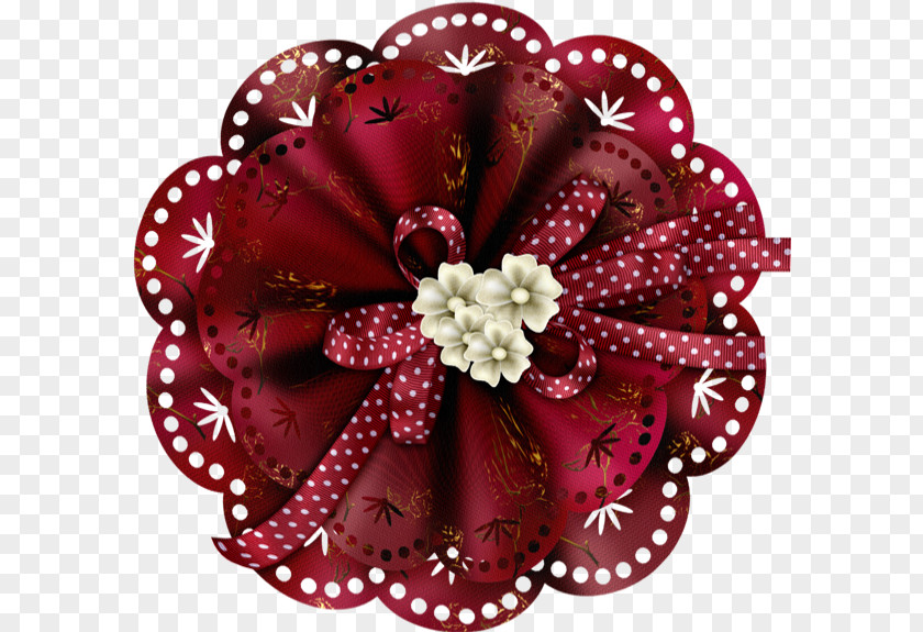 Ribbon Garden Roses Flower Clip Art PNG