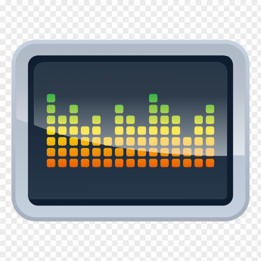 Square Radio Curve Sound Vector Material Microphone Free Squares Android PNG