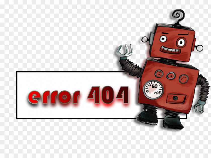 ERROR 404 Robot Brand Font PNG