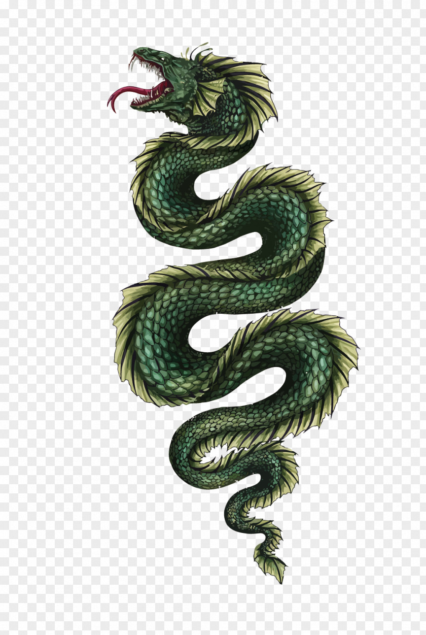 Vector Chinese Dragon Serpent Jxf6rmungandr Odin Midgard PNG
