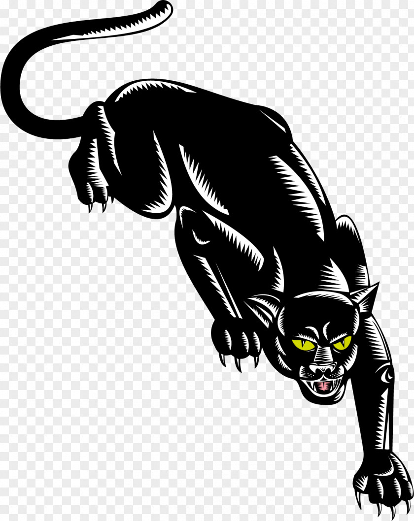 Vector Painted Leopard PNG