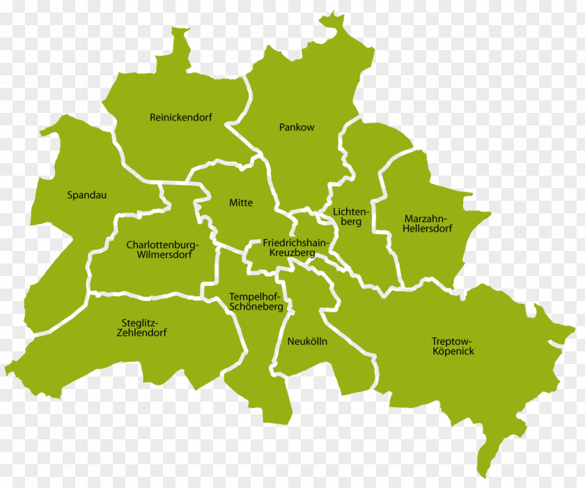 Berlin Adlershof West City Map PNG