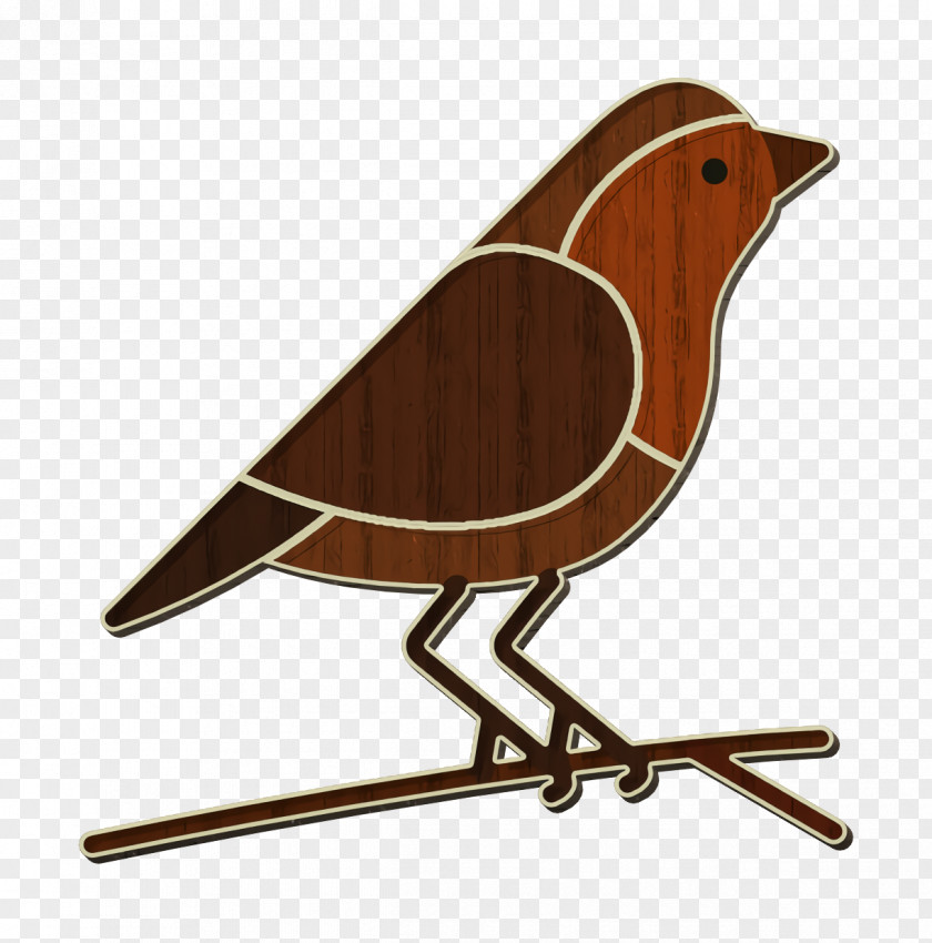 Bird Icon Robin Autumn PNG