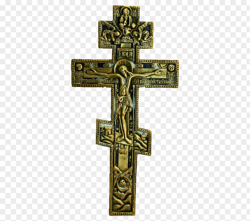 Christian Cross Russian Orthodox Church Eastern Crucifix PNG