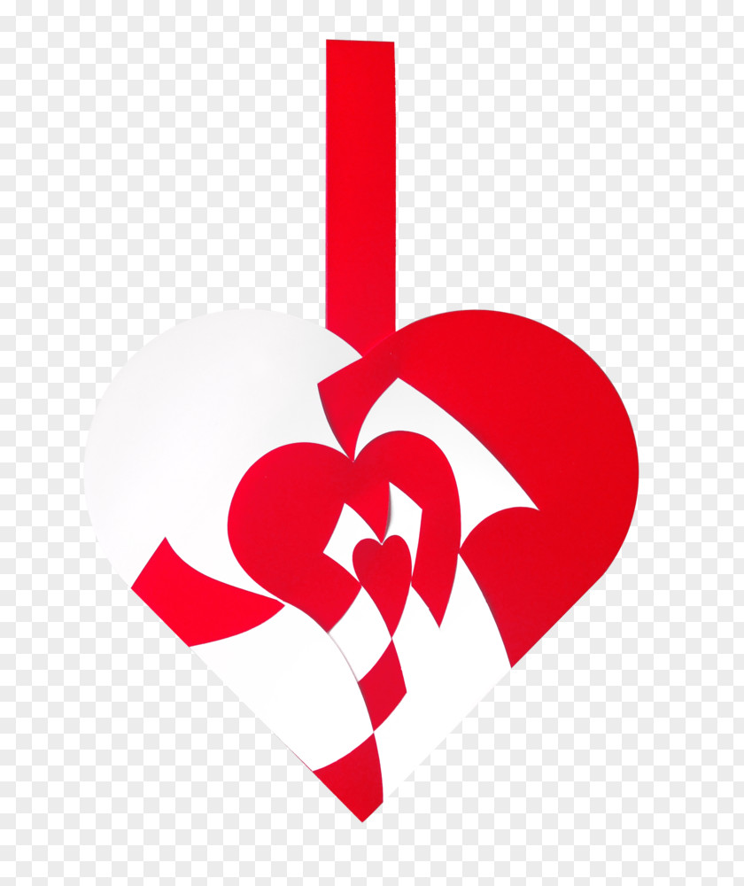 Christmas Pleated Hearts Ornament Yule And In Denmark PNG