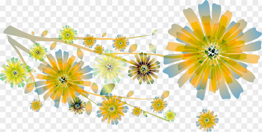 Design Painting Flower Floral PNG