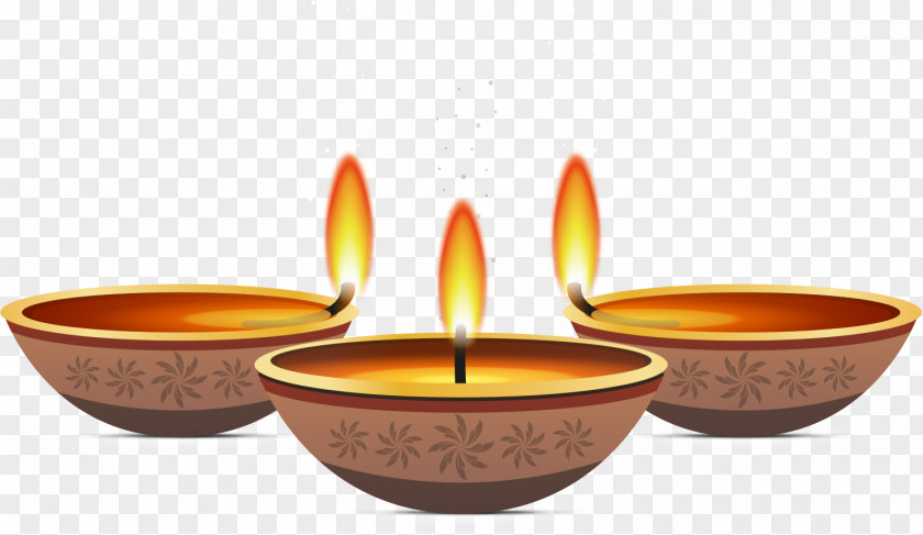 Diwali Oil Lamp Diya Candle PNG