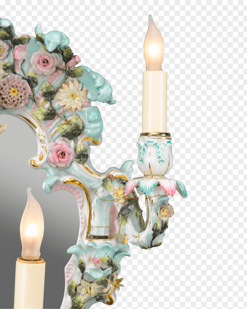 The Blue And White Porcelain Meissen Sconce Lighting Rococo PNG