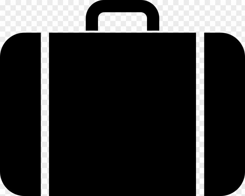 Blackandwhite Business Bag Travel Icon PNG