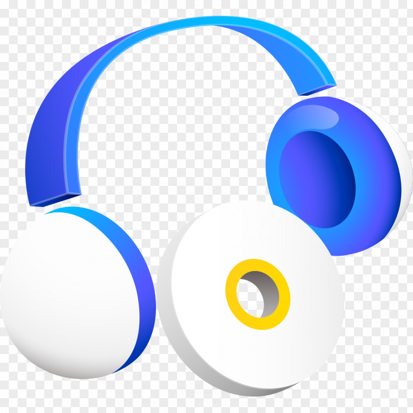 Blue Headset Model Headphones Clip Art PNG