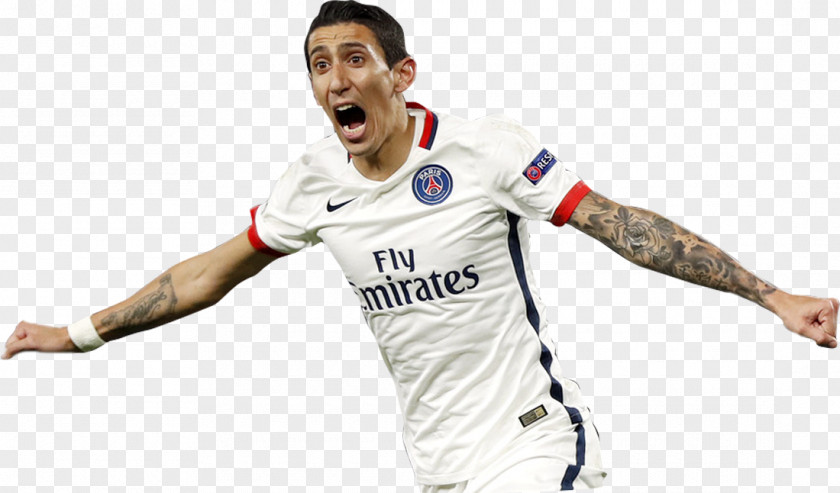 Di Maria Team Sport T-shirt Uniform PNG