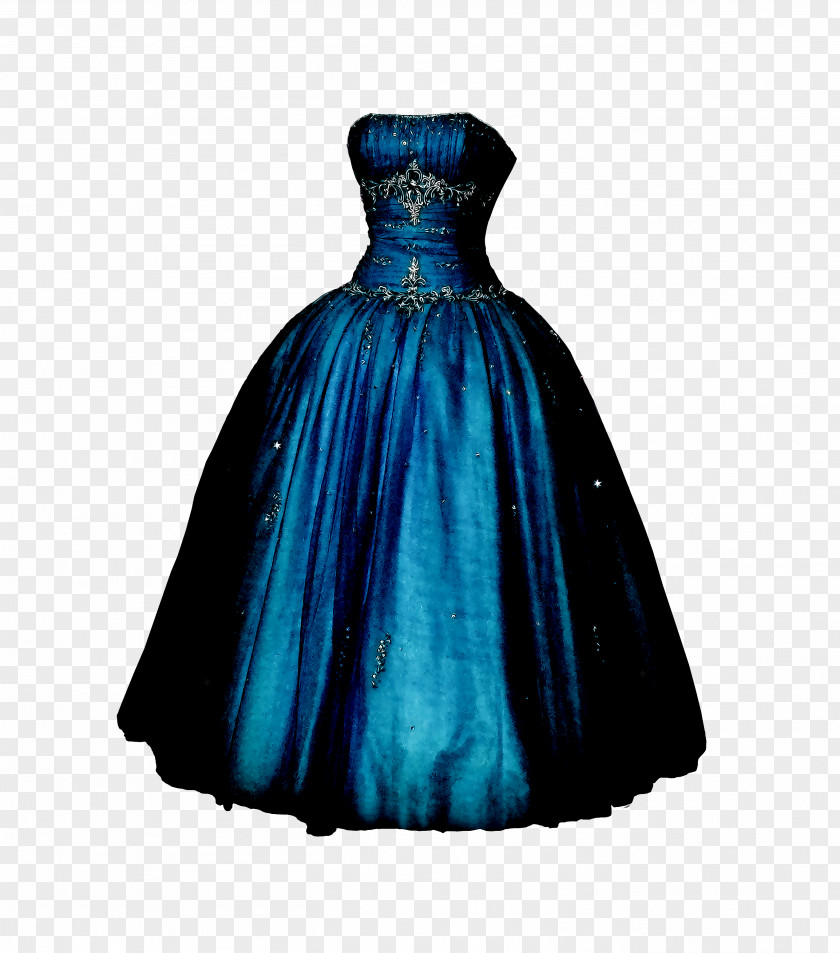 Dress Clipart Gown Blue Clip Art PNG