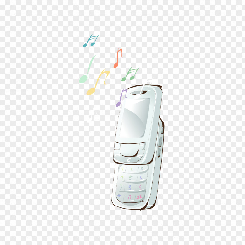 Hand-painted Phone Telephone Drawing Cartoon Dessin Animxe9 PNG