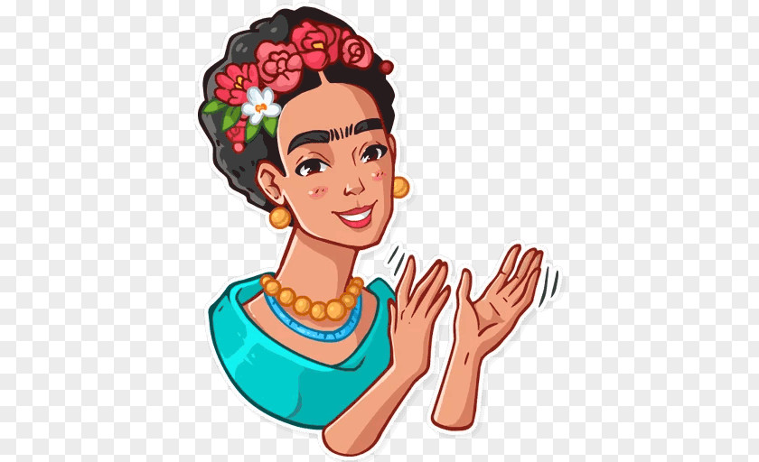 Frida Kahlo Sticker Telegram Clip Art PNG