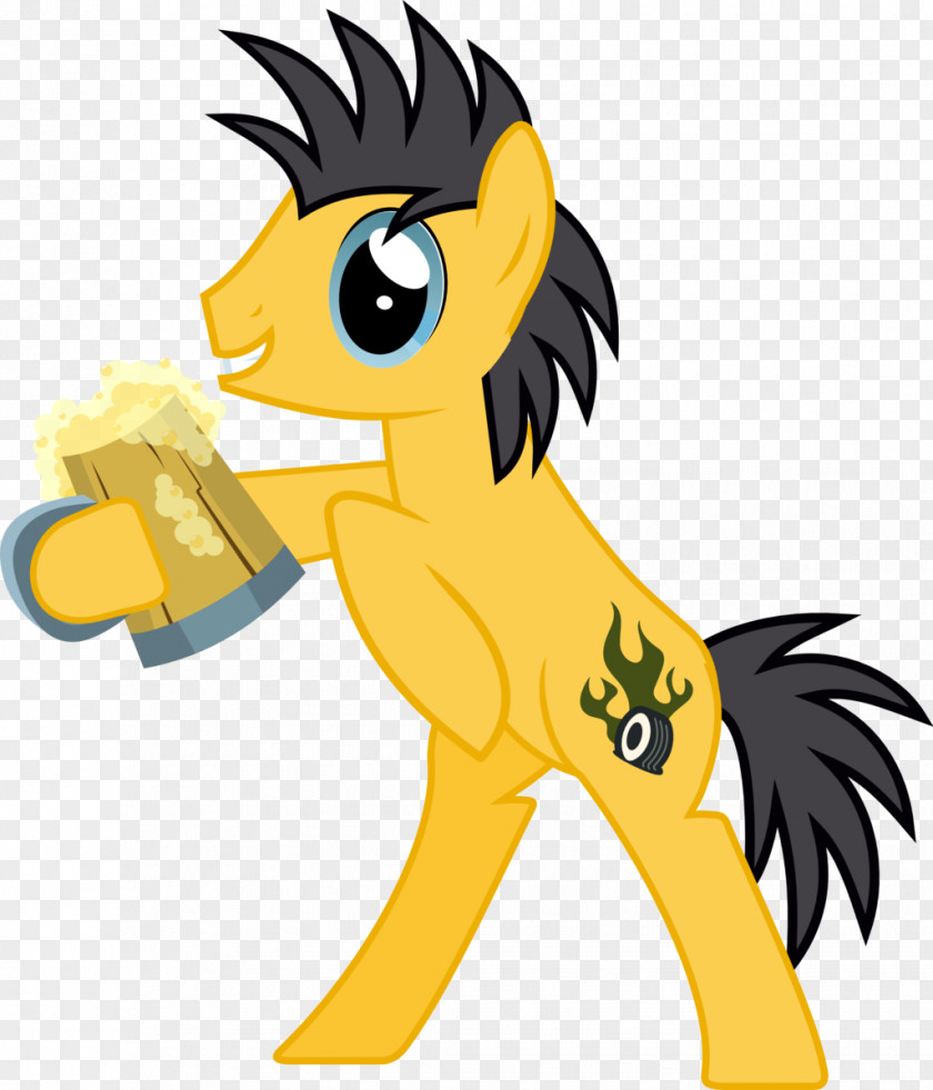 Tire Fire Pony Horse Character Clip Art PNG