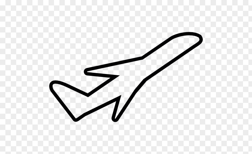 Airplane Silhouette Logo Symbol PNG