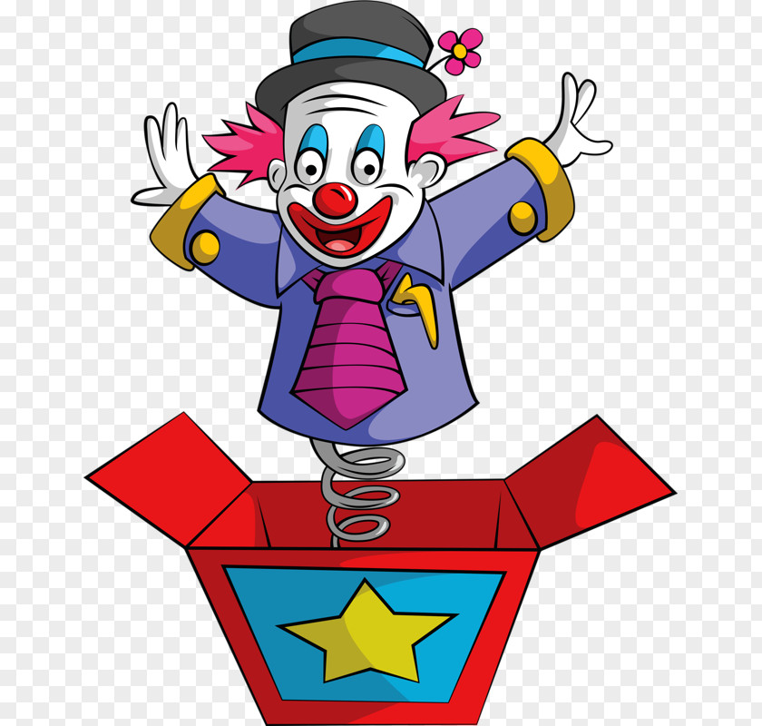 Box Clown Joker Jack-in-the-box Stock Photography PNG