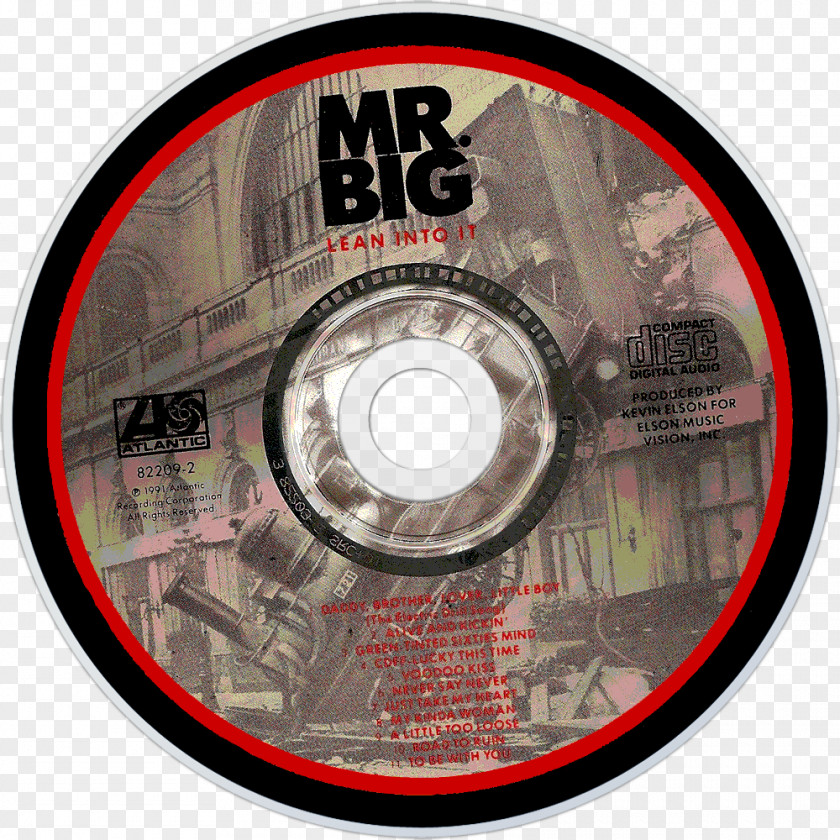 Mr Big Compact Disc Lean Into It Spoke Mr. Wheel PNG