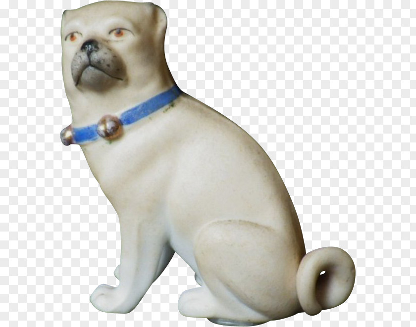Puppy Pug Dog Breed Companion Figurine PNG