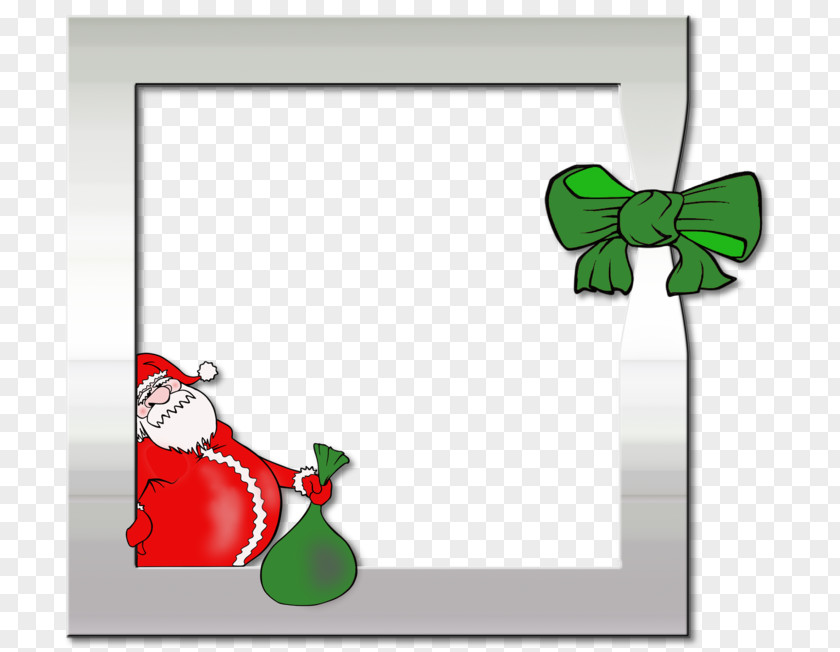 Santa Claus Decorative Borders Picture Frame .de Gratis Illustration PNG