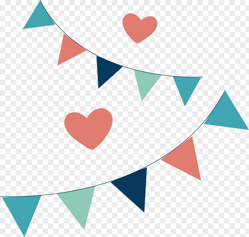 Vector Decorative Flag Cartoon Clip Art PNG