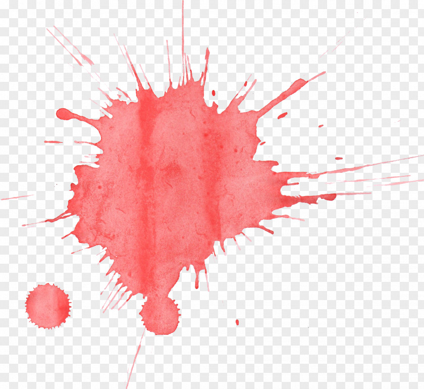Water Color Red Watercolor Painting PNG