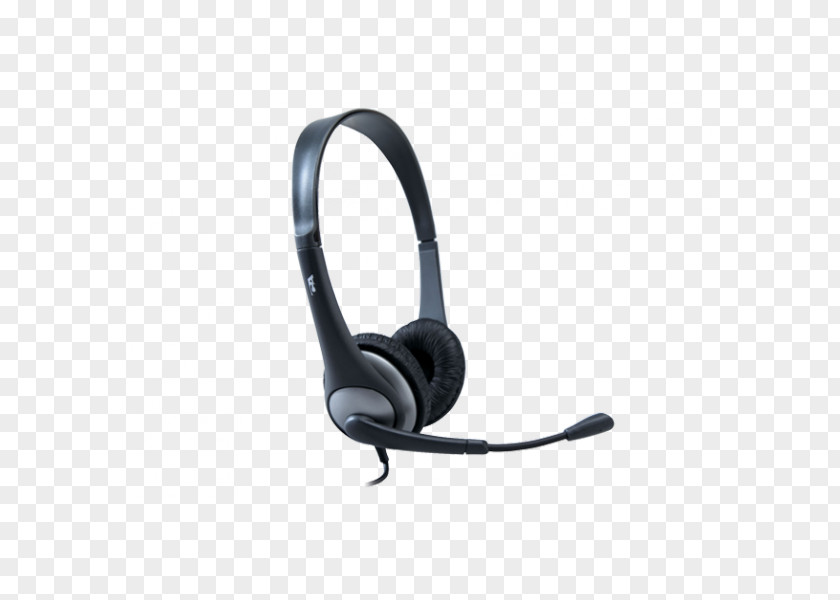 Computer Headset Microphone Headphones Cyber Acoustics AC-204 Stereo Audio PNG