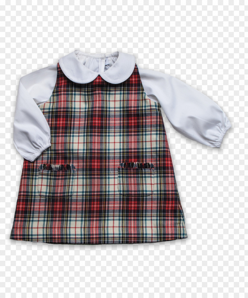 Dress Tartan Sleeve Collar Button PNG